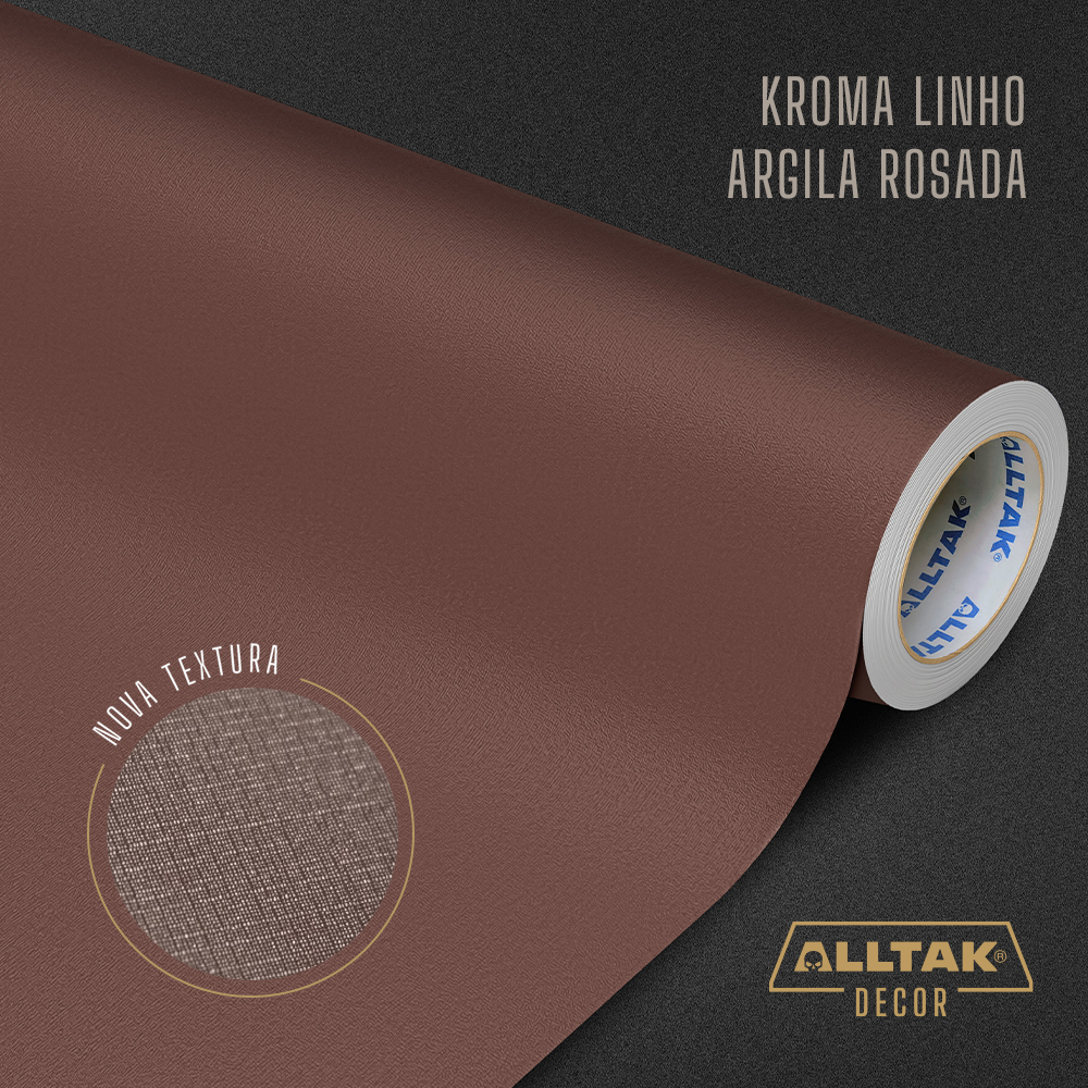 VINIL DECOR KROMA LINHO ARGILA ROSADA