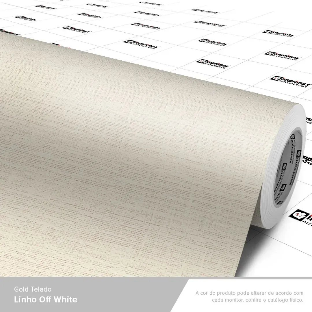 VINIL GOLD TELADO LINHO OFF WHITE