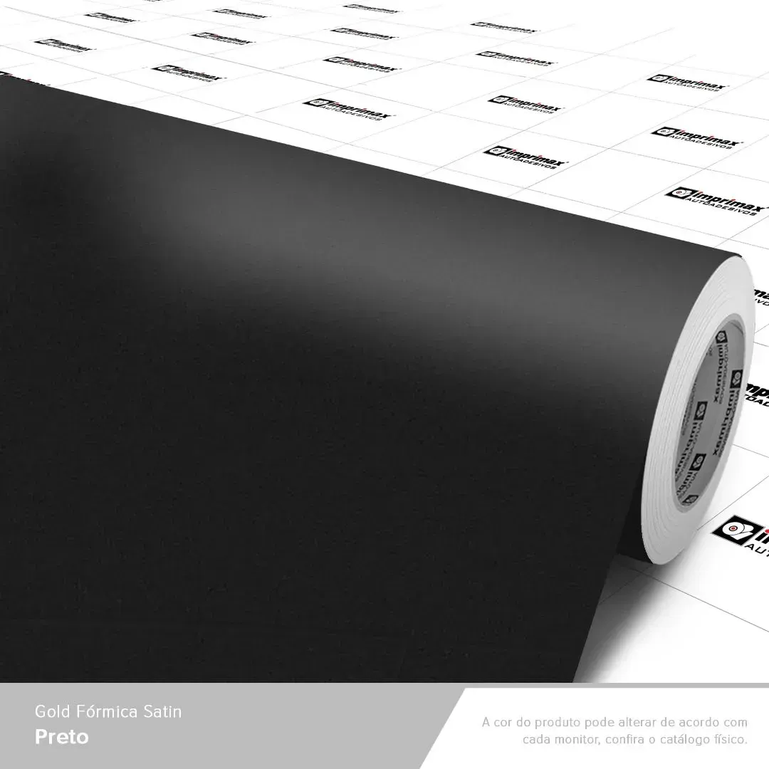VINIL GOLD FORMICA SATIN PRETO