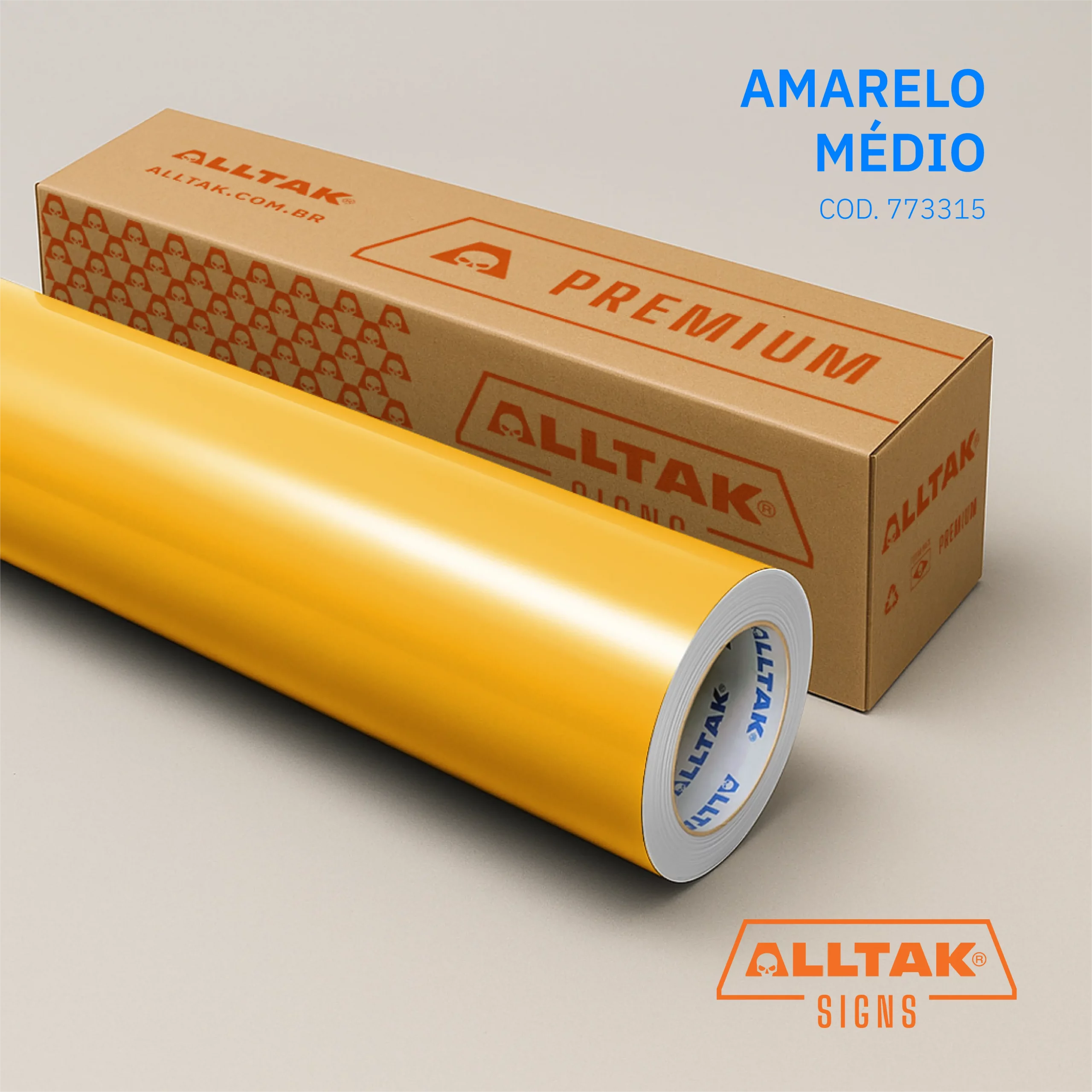 VINIL PREMIUM AMARELO MÉDIO