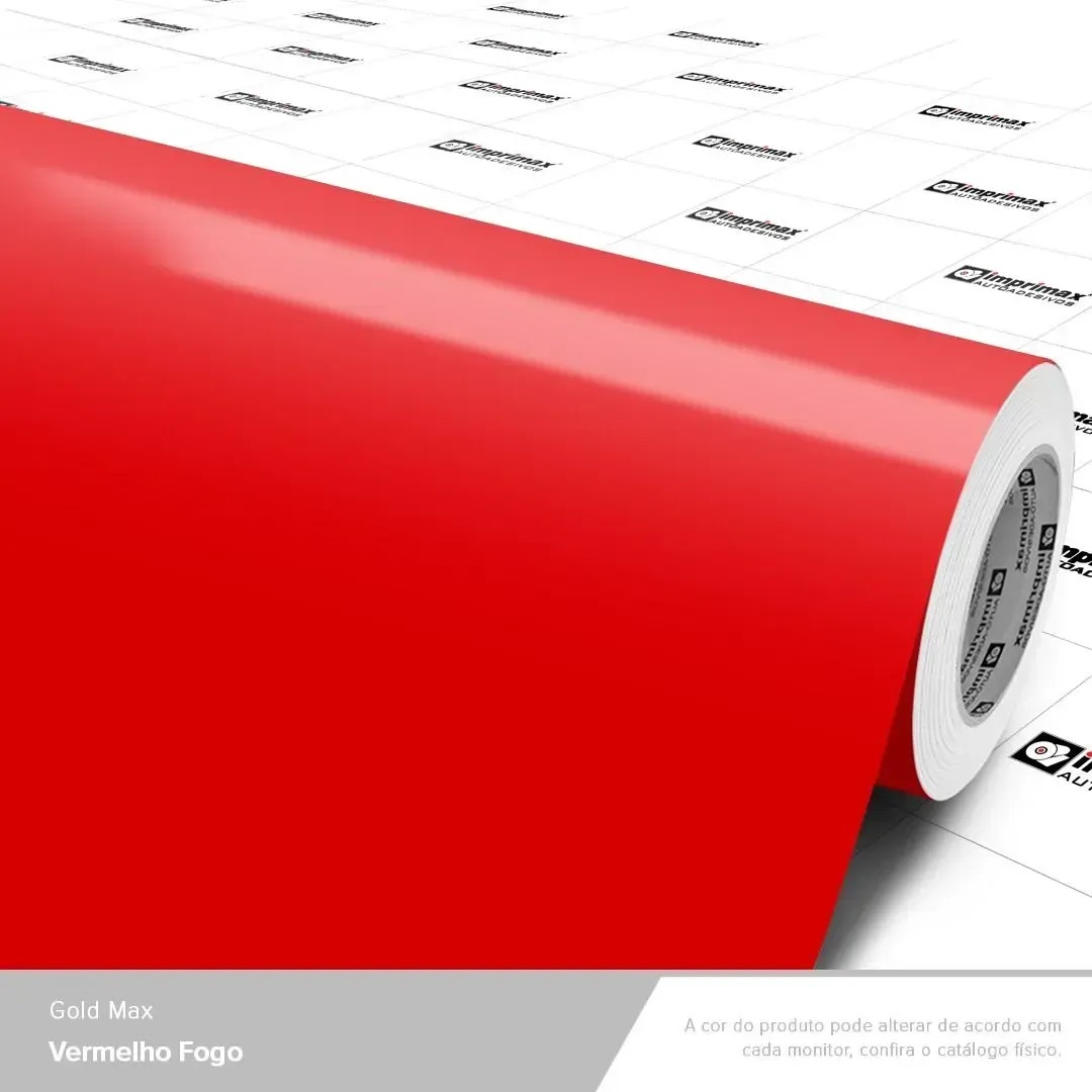 VINIL GOLD MAX SEMIBRILHO VERMELHO FOGO