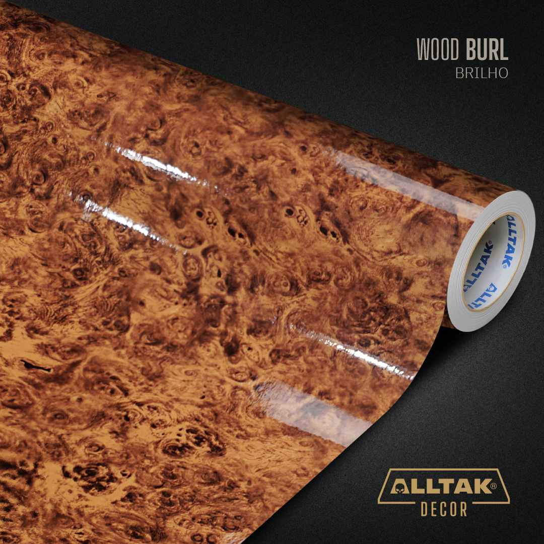 VINIL DECOR WODD BURL BRILHO