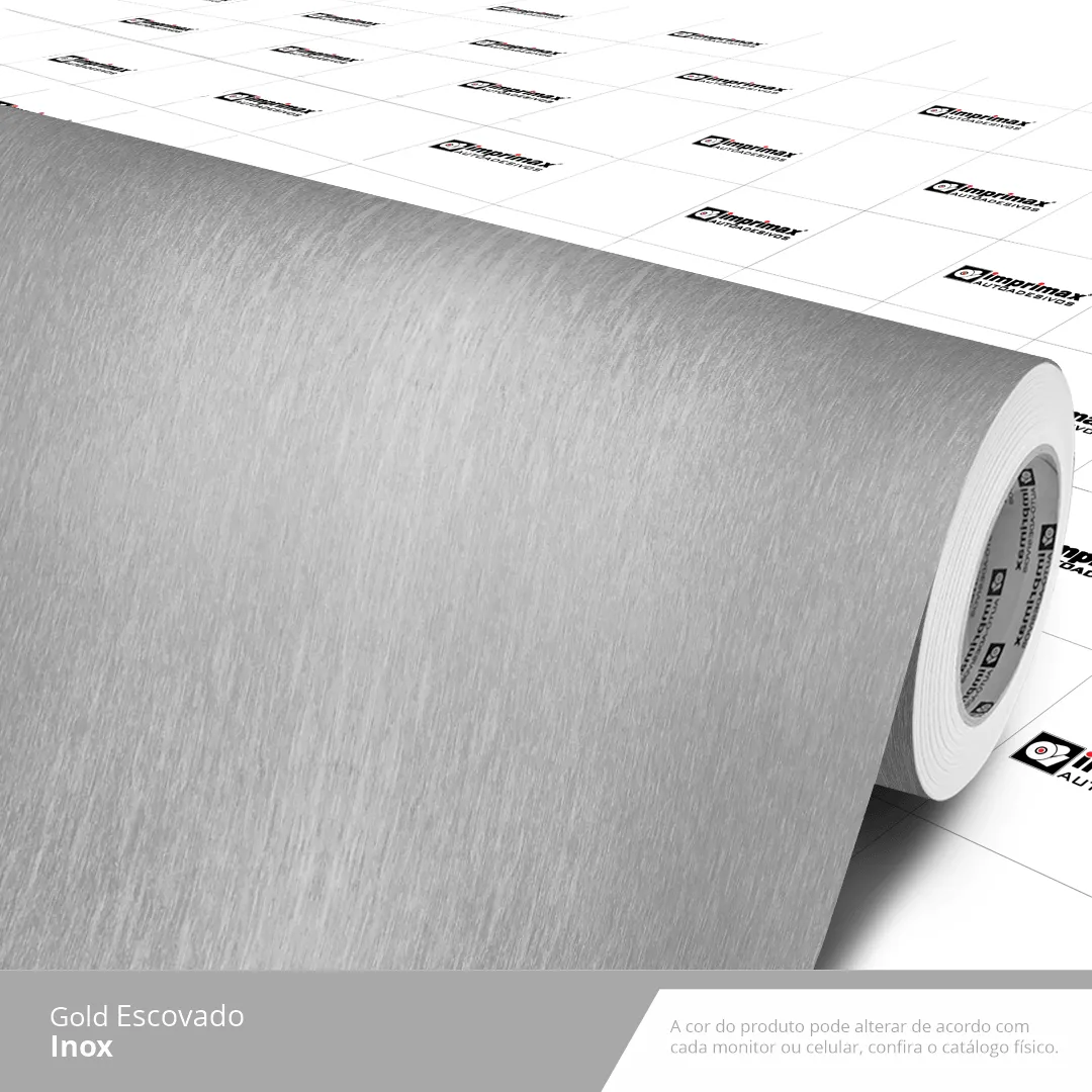 VINIL GOLD AÇO ESCOVADO INOX
