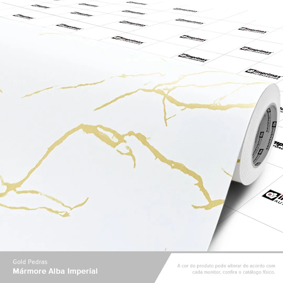 VINIL GOLD PEDRAS MARMORE ALBA IMPERIAL