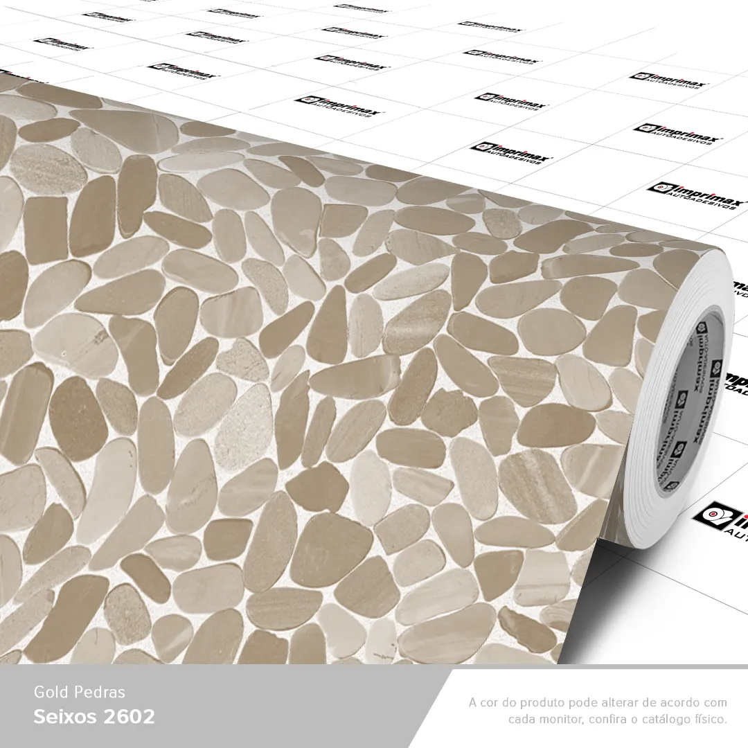 VINIL GOLD PEDRAS SEIXOS 2602