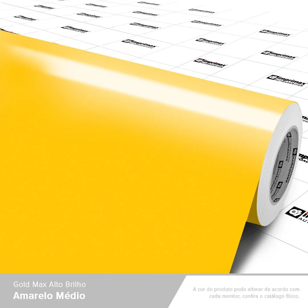 VINIL GOLD MAX ALTO BRILHO AMARELO MEDIO