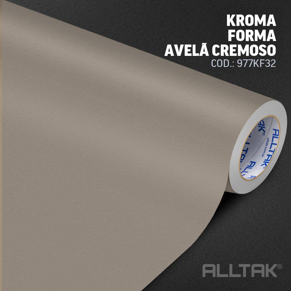VINIL DECOR KROMA FORMA AVELÃ CREMOSO