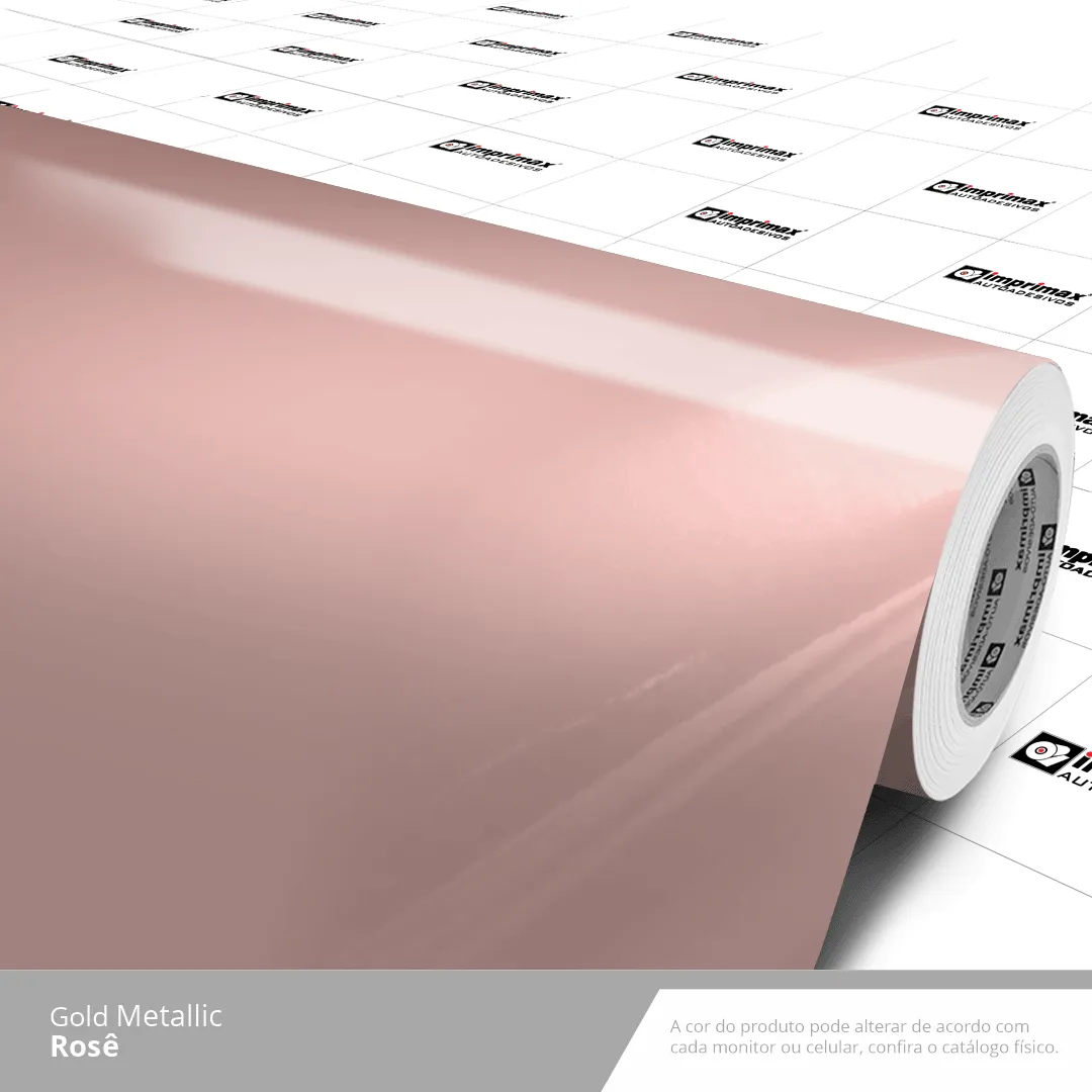 VINIL GOLD METALLIC ROSE