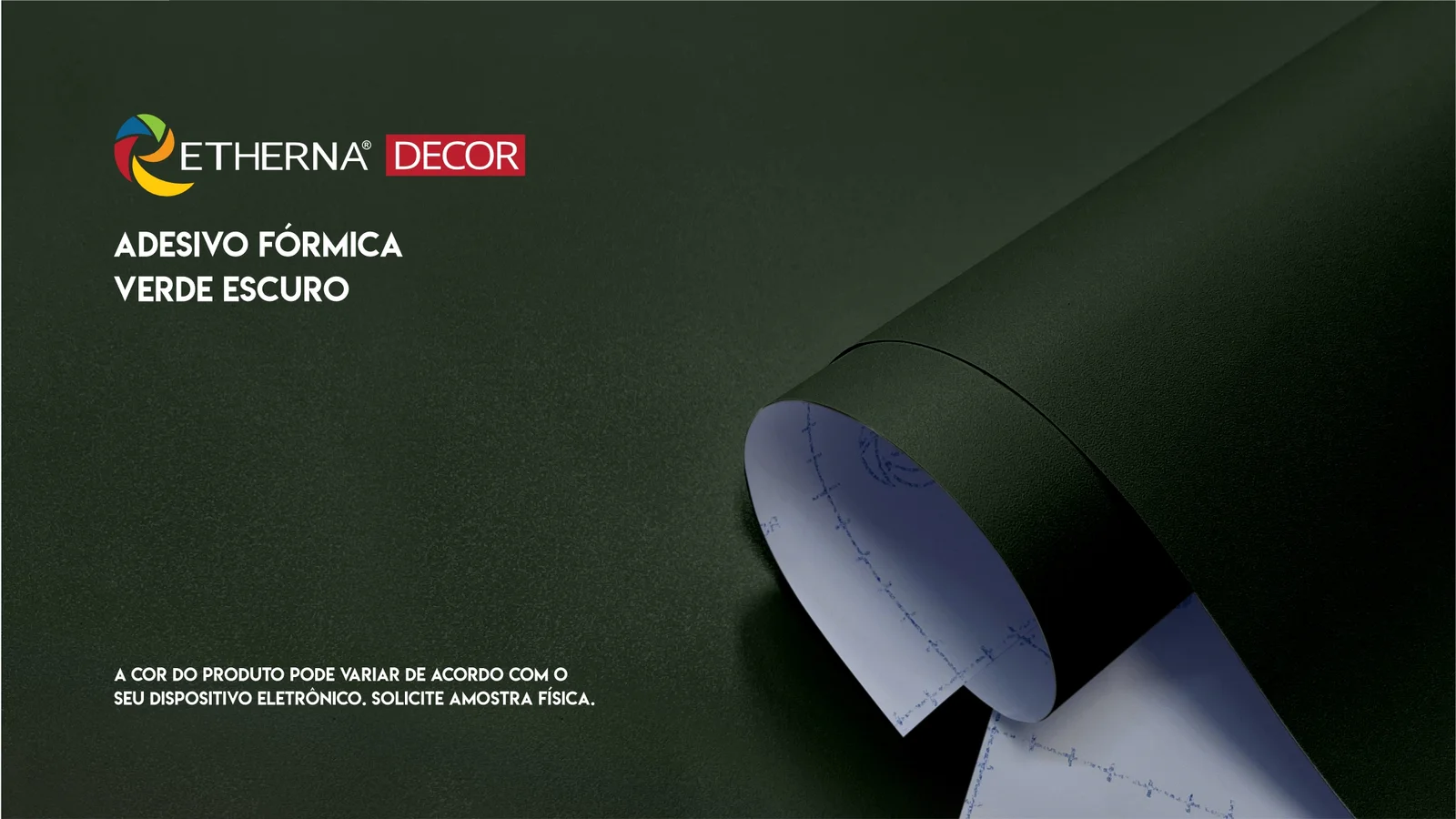 DECOR FORMICA VERDE ESCURO