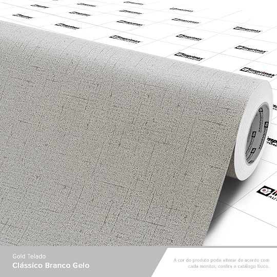 VINIL GOLD TELADO CLASSICO BRANCO GELO