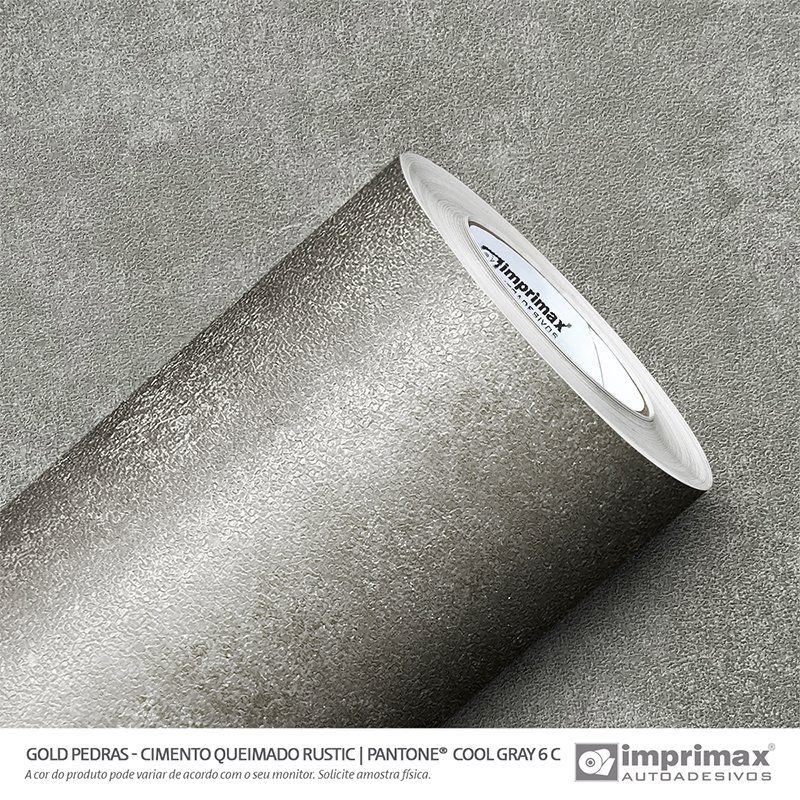 VINIL GOLD PEDRAS CIMENTO QUEIMADO RUSTICO