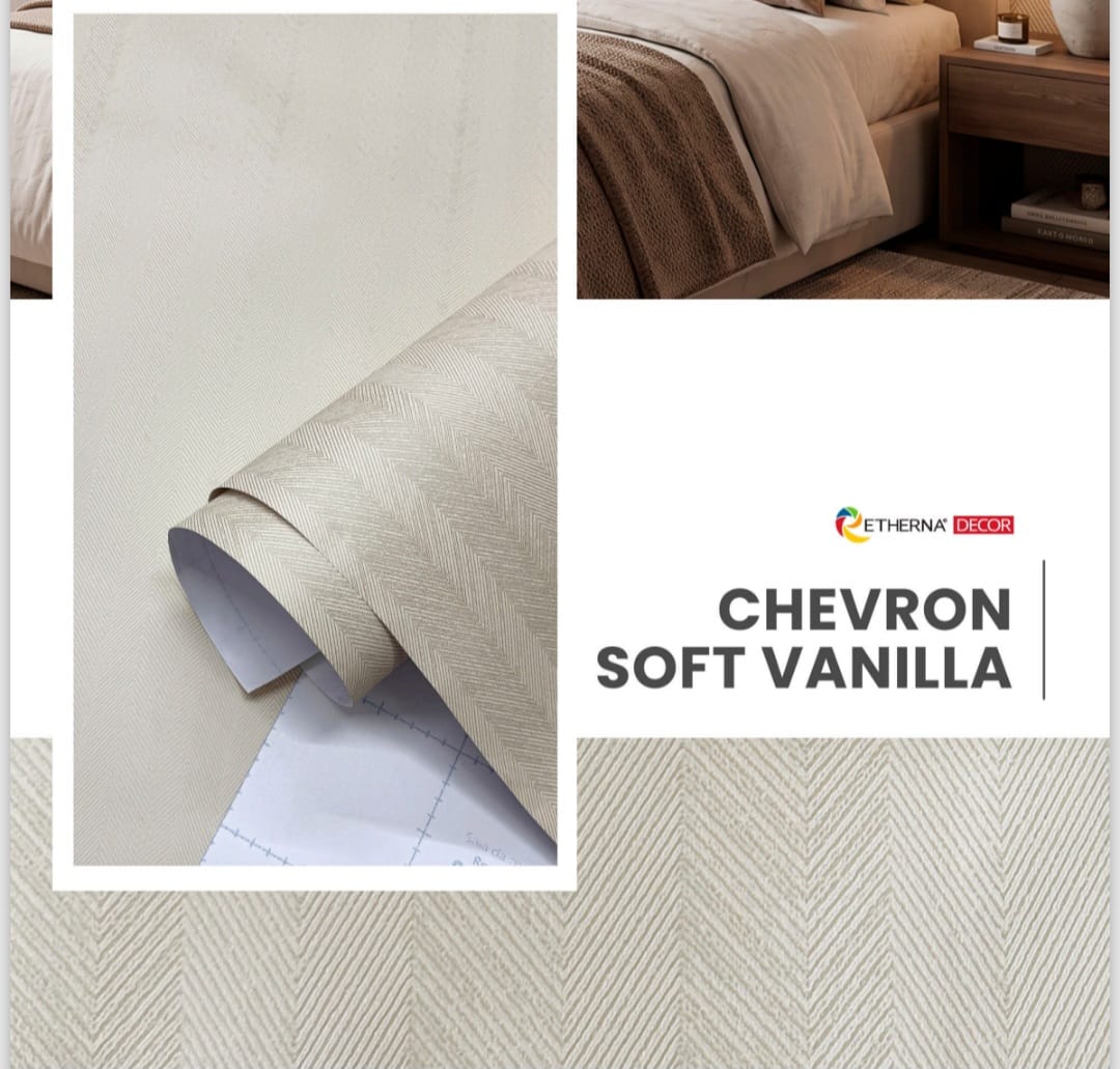 DECOR CHEVRON SAND VANILLA
