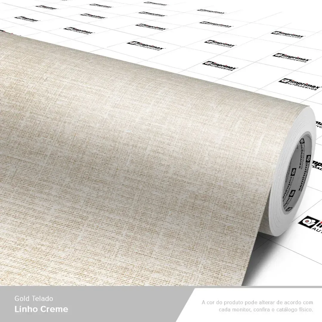 VINIL GOLD TELADO LINHO CREME