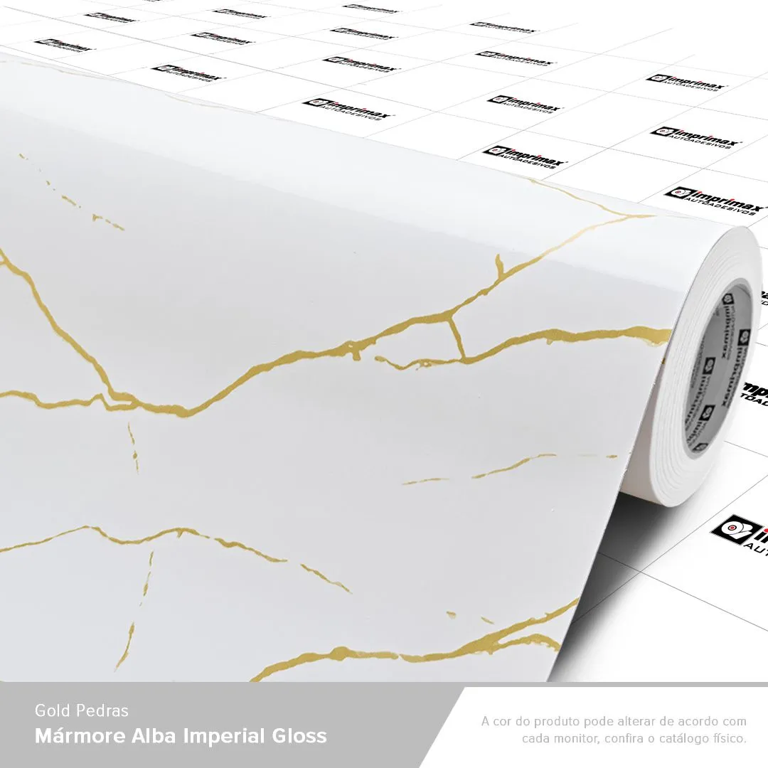 VINIL GOLD PEDRAS MARMORE ALBA IMPERIAL GLOSS