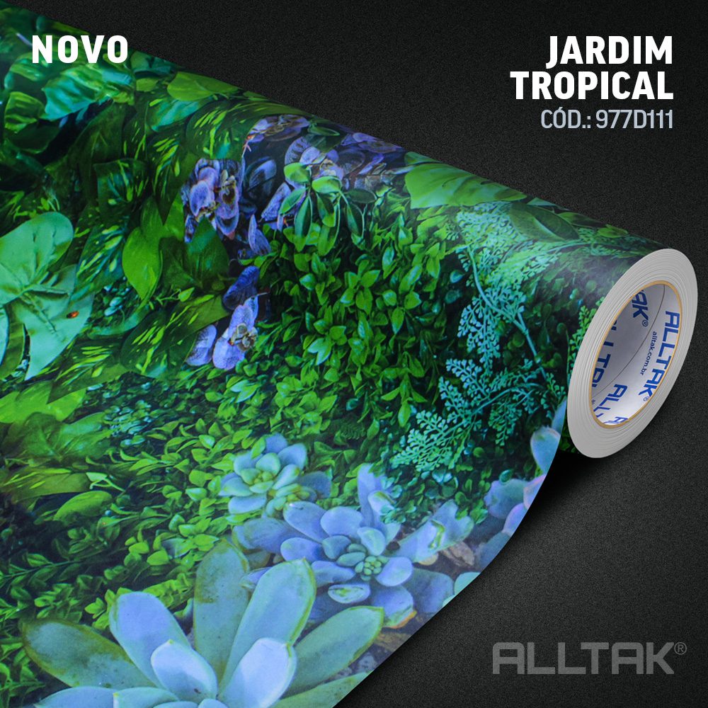 VINIL DECOR JARDIM TROPICAL