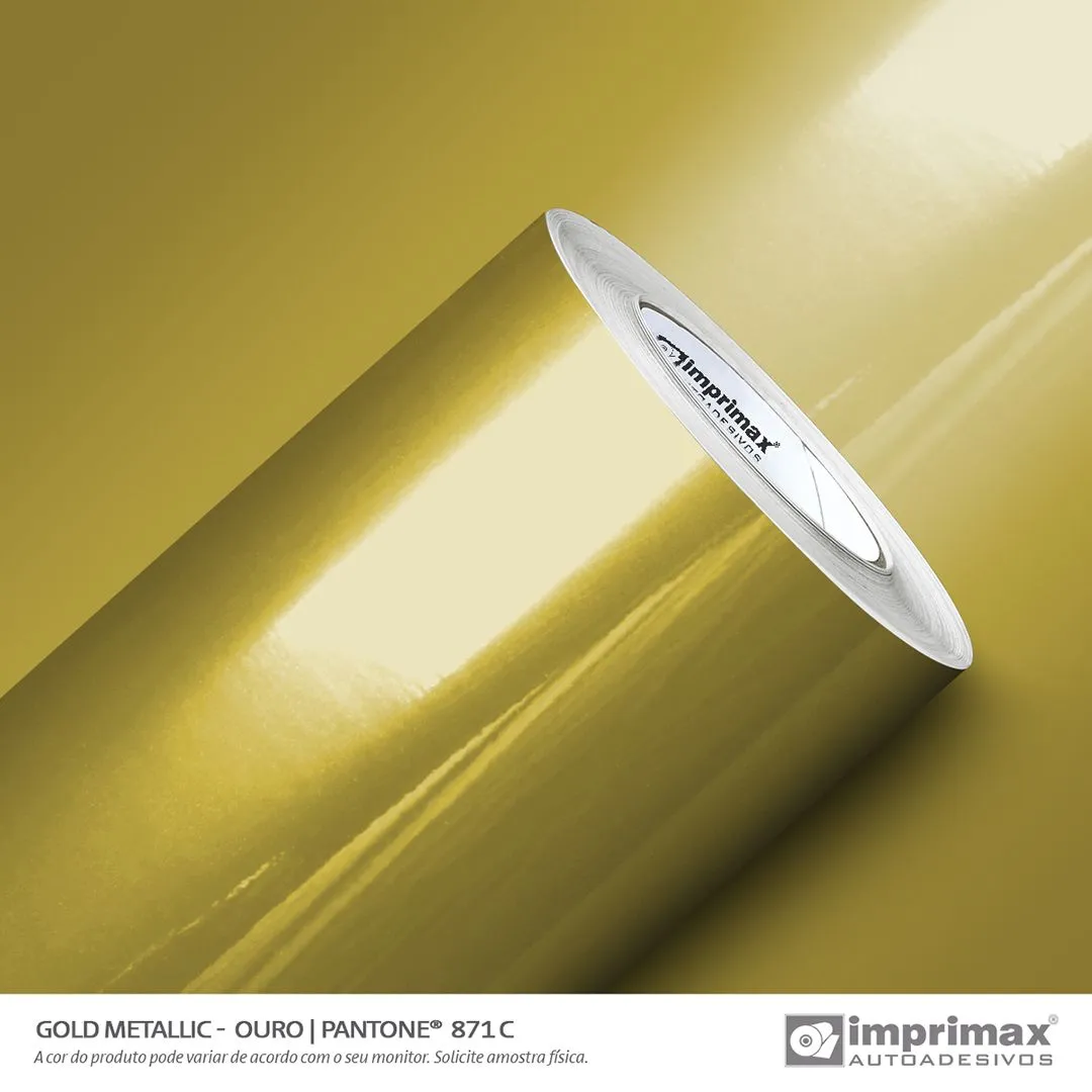 VINIL GOLD METALLIC OURO