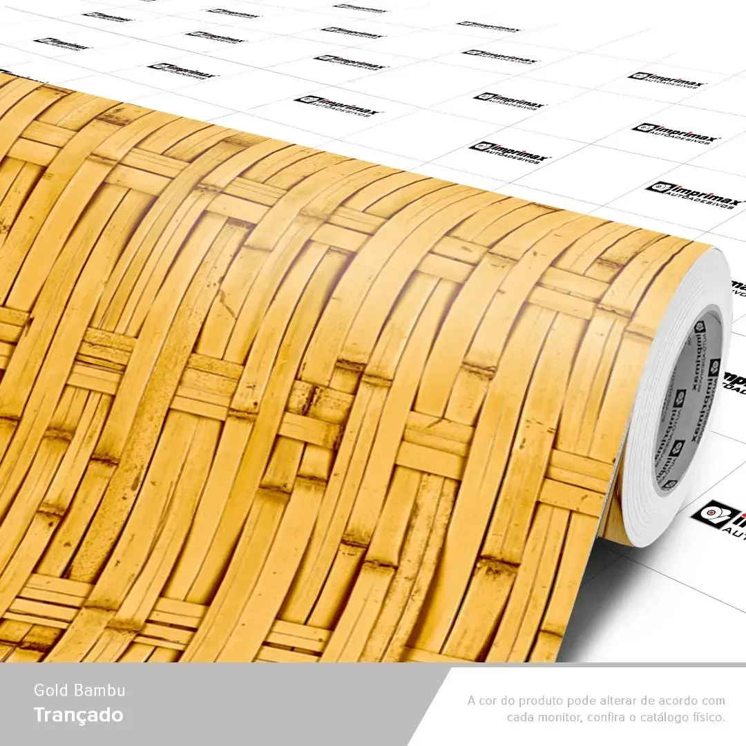 VINIL GOLD BAMBU TRANÇADO