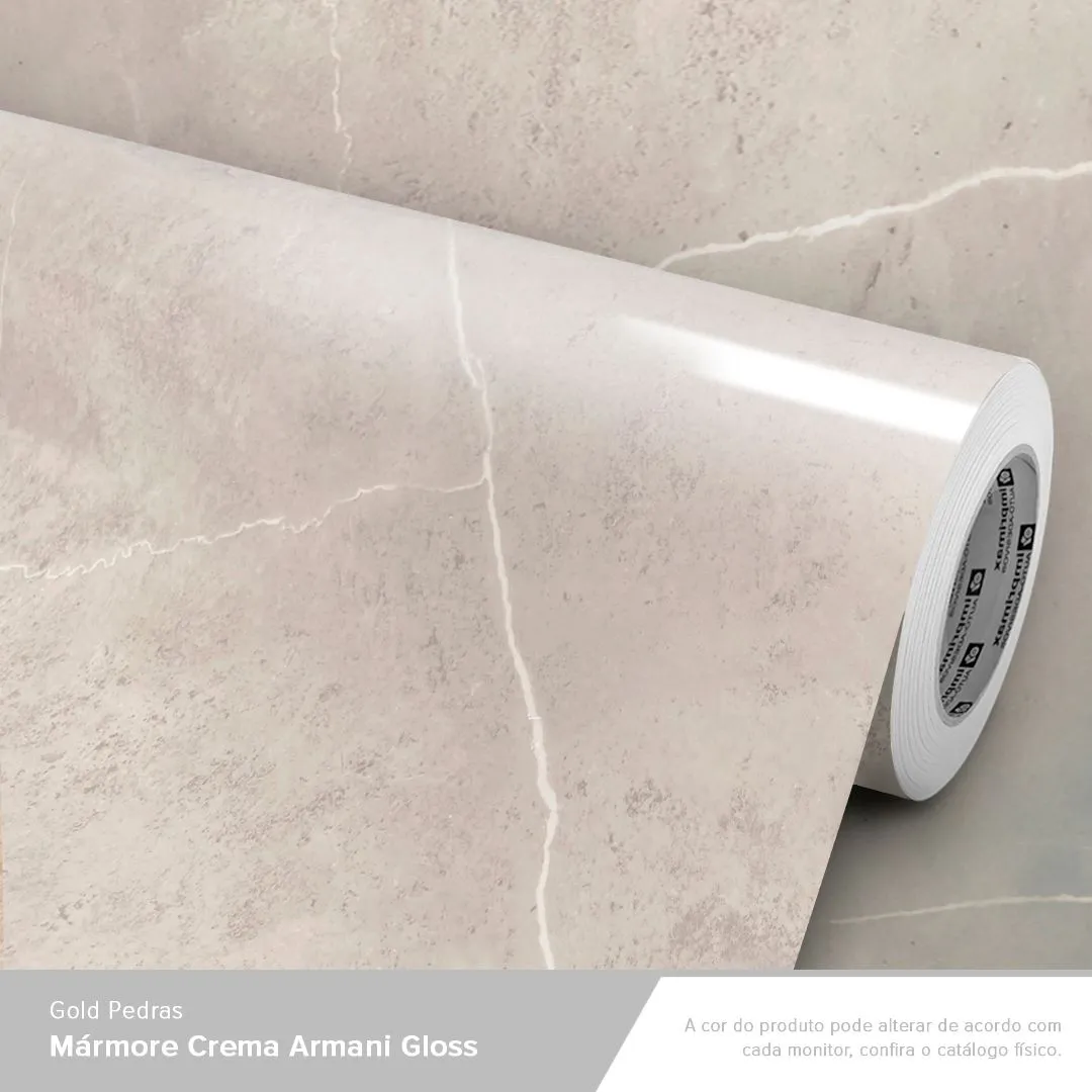 VINIL GOLD PEDRAS MARMORE CREMA ARMANI GLOSS