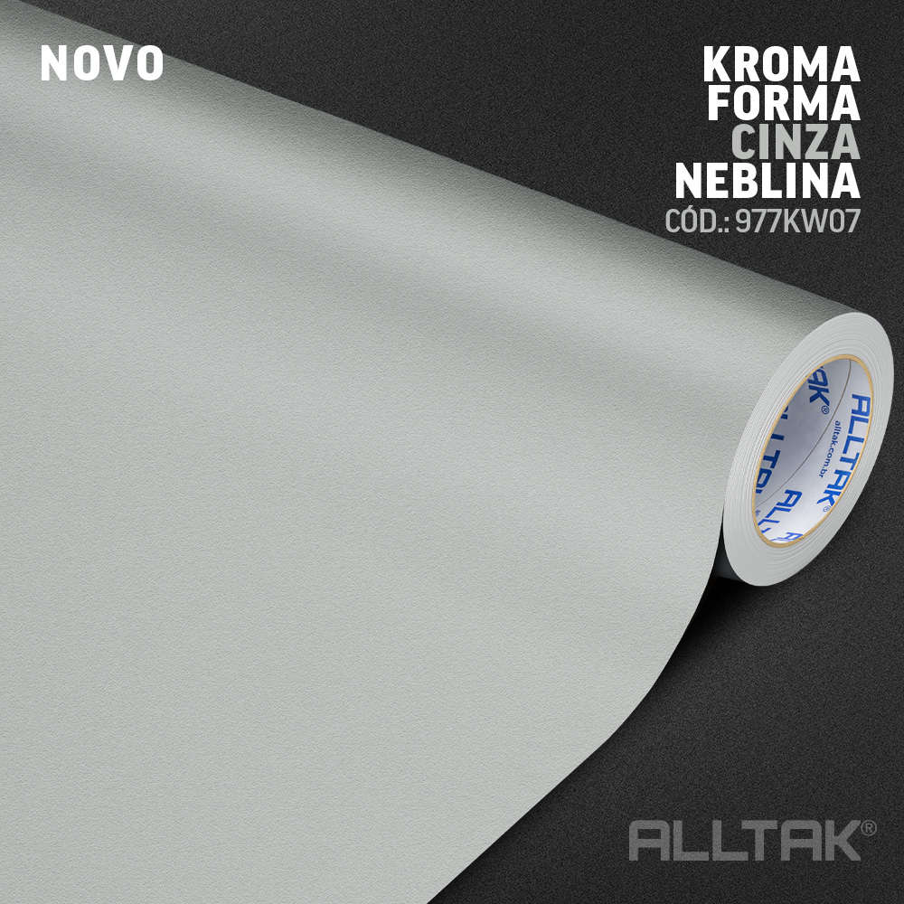 VINIL DECOR KROMA FORMA CINZA NEBLINA