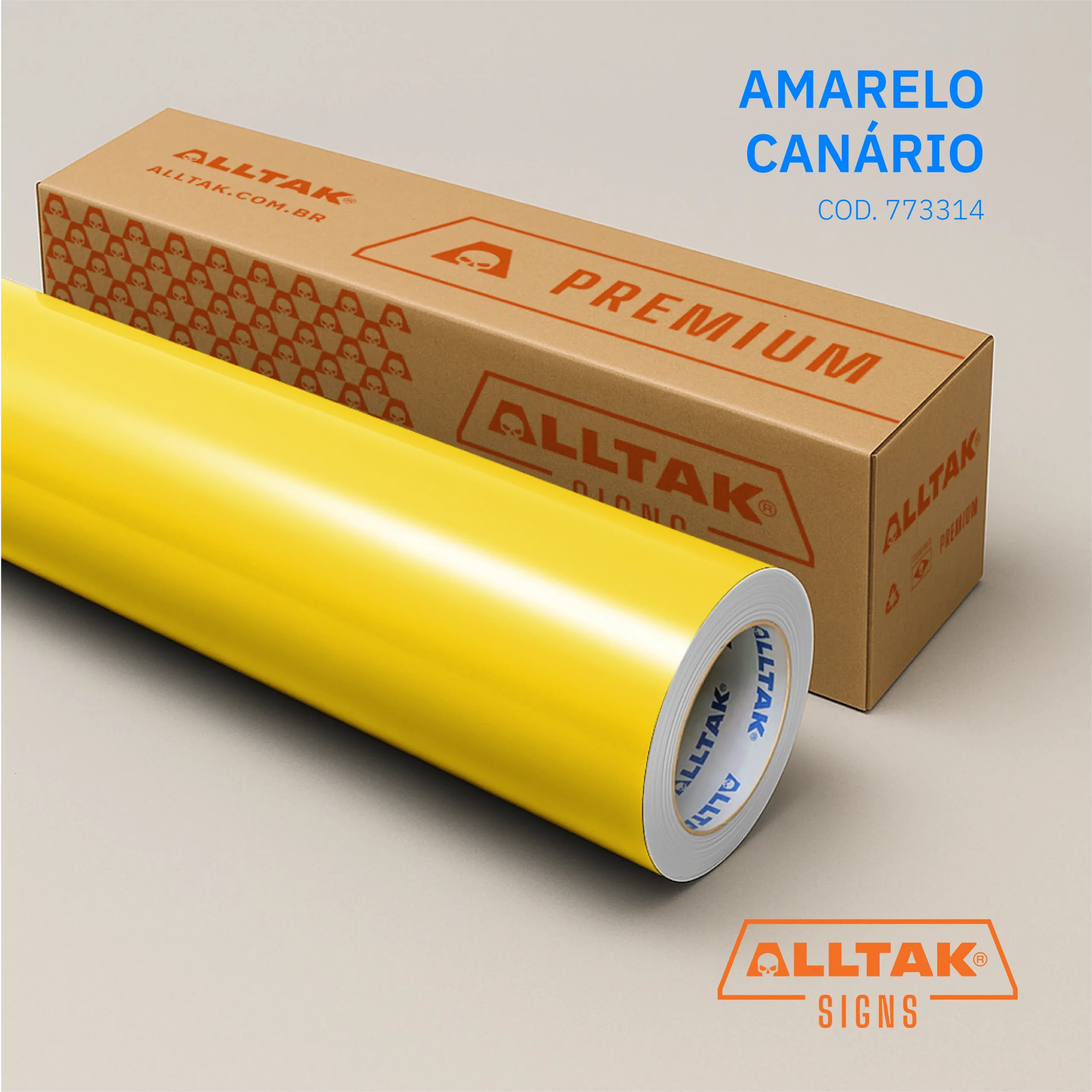 VINIL PREMIUM AMARELO CANARIO